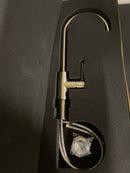 Signature Hardware 433108 Bullens Single Hole Outdoor Kitchen Faucet - Satin Steel