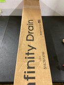 48" FCS Series Complete Kit with Disco-rectangle Tile Insert Frame in Satin Champagne