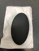 Belwith Keeler B078768-MB Grata 3-3/4" x 1-7/8" Concave Knurled Modern Italian Cabinet Knob / Drawer Pull - from the Bijou Collection - Matte Black