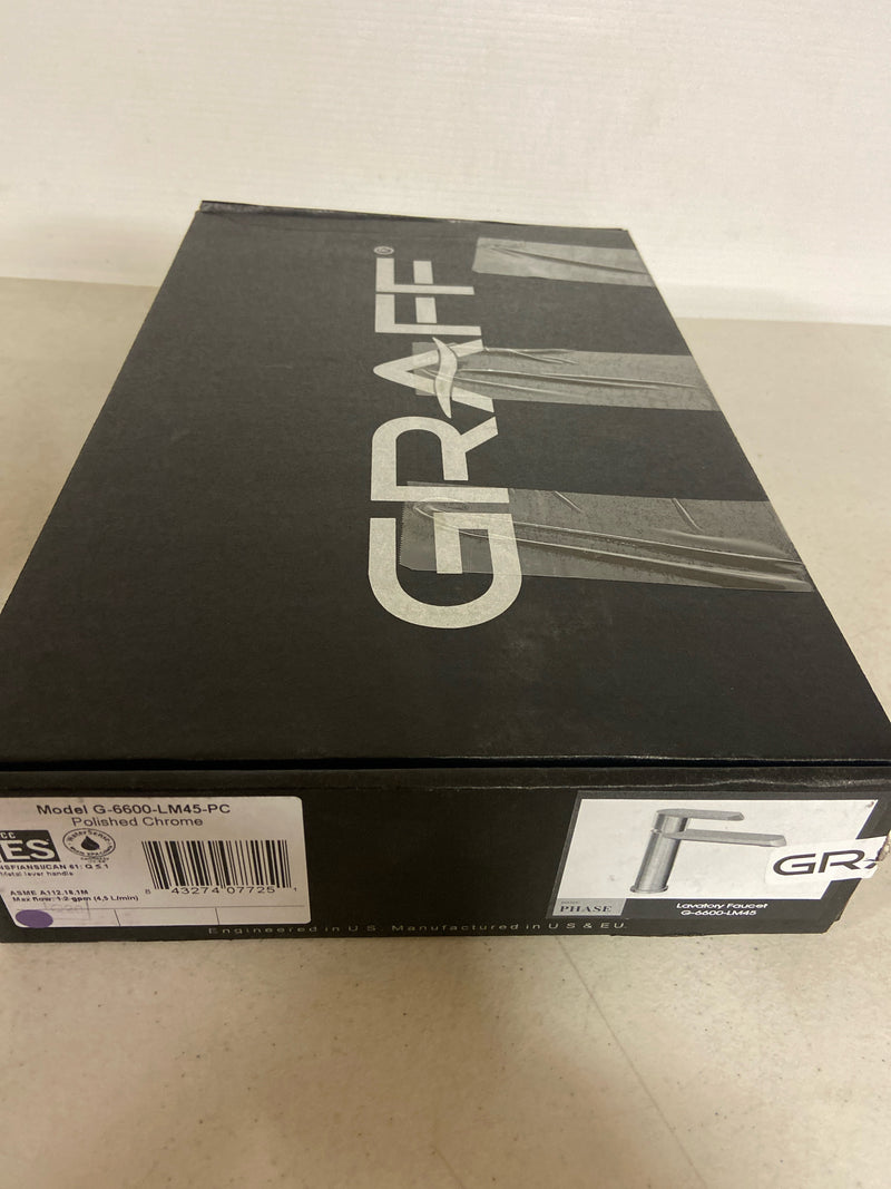 Graff G-6600-LM45-PC - Phase Lavatory Faucet - Polished Chrome Finish