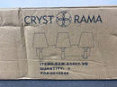Crystorama Lighting Group RAM-A3403-VG Ramsey 3 Light 23" Wide Bathroom Vanity Light with Frosted Glass Shades - Vibrant Gold