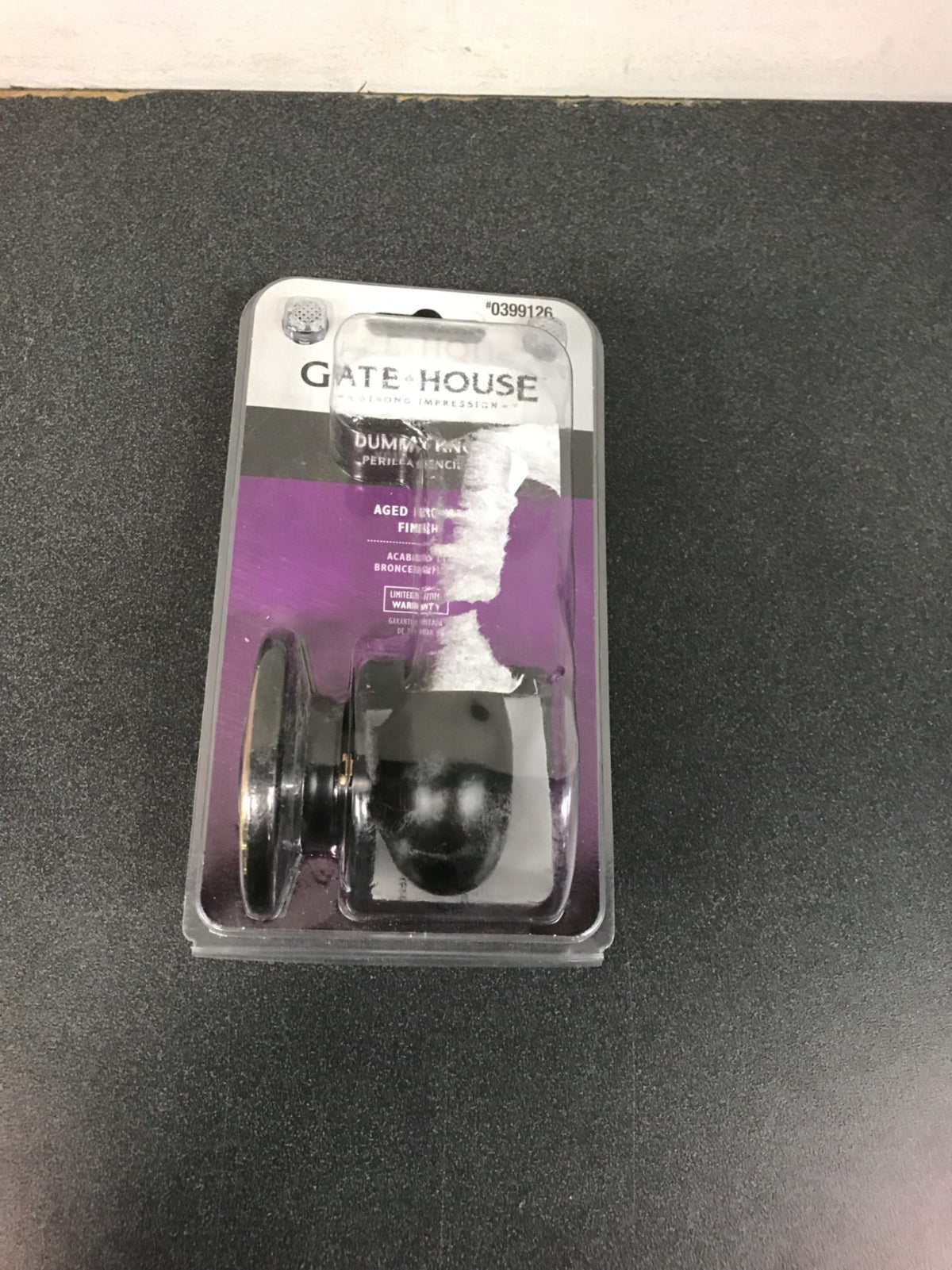 Gatehouse Dummy Knob || Black