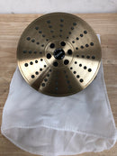 Delta 52680-CZ Gold 3-Spray Patterns 2.50 GPM 8.16 in. Wall Mount Fixed Shower Head in Champagne Bronze