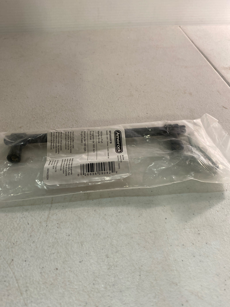 Amerock BP36860FB Destine 6-5/16 Inch Center to Center Bar Cabinet Pull - Matte Black