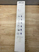 Jaclo 316-X-72-PN 1/2" Copper (Sweat) x 3/8" OD Compression Standard Cross Lever Fit Extension Valve Kit, Polished Nickel