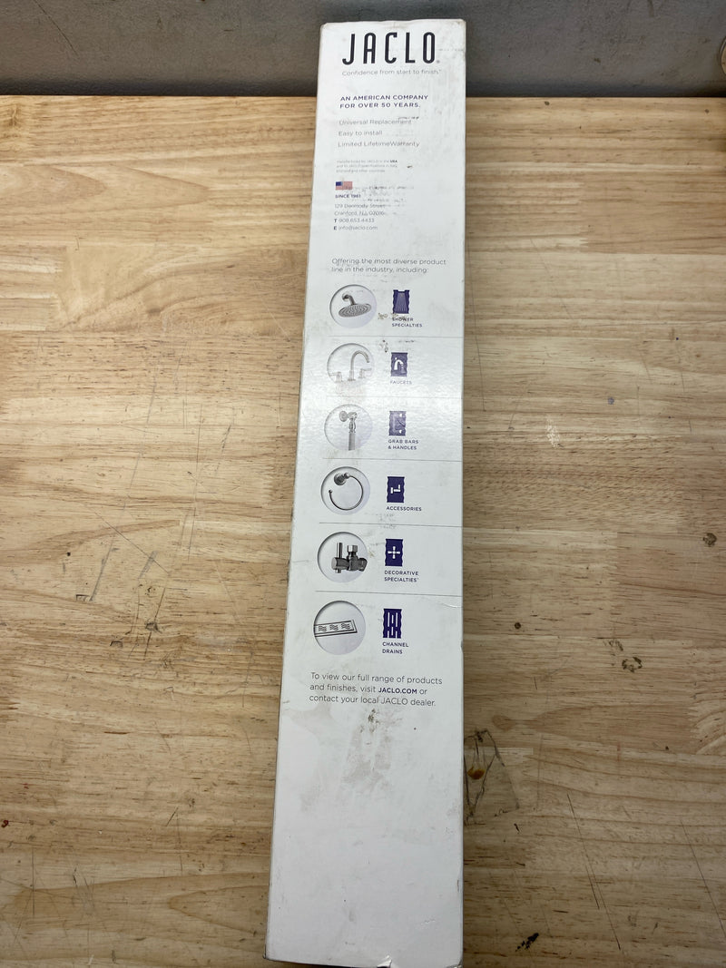 Jaclo 316-X-72-PN 1/2" Copper (Sweat) x 3/8" OD Compression Standard Cross Lever Fit Extension Valve Kit, Polished Nickel