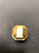 Top Knobs TK286HB Emerald 1-1/8 Inch Geometric Cabinet Knob from the Chareau Collection - Honey Bronze