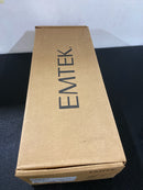 Emtek 4819ROUUS10B Lausanne Full Plate Single Cylinder Keyed Entry Handleset with Round Interior Knob - Oil Rubbed Bronze