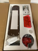 JONATHAN Y JYL9612A Paolo Farmhouse Industrial Iron Scroll Drum Shade LED Ceiling Fan with Remote, for Bedroom, Living Room, Dining Room 52" 3 Light, Black