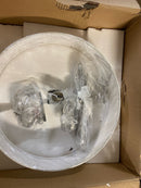 Metropolitan N7383-613 Sutton Pendant, 3-Light 180 Total Watts, Polished Nickel