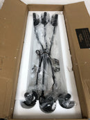 Bellevue EGCH19411MBK Nerita 6 Light 30" Wide Taper Candle Chandelier - Matte Black