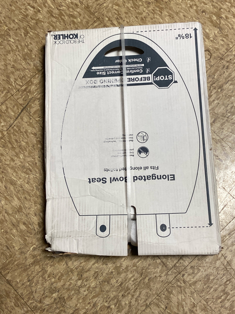 Kohler K-26801-0 Impro Elongated Closed-front Toilet Seat - White