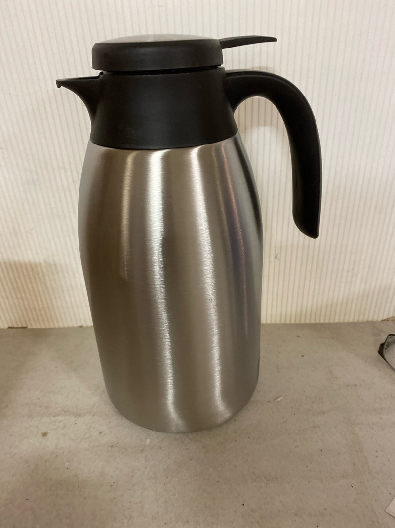 Service Ideas Flow Control Carafe, Vacuum Insulated, 1.6L, Stainless Steel