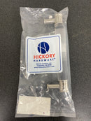 Hickory Hardware P3635-CASN Midway 5 1/16" (5.063") Center to Center Modern Acrylic Bar Cabinet Pull / Cabinet Handle - Crysacrylic with Satin Nickel