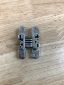 Soss 208US26D Invisible Medium Duty Door Hinge with 180° Degree Opening Angle - Single Hinge - Satin Chrome