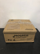 Progress Lighting Inspire Light 13" Wide Integrated LED Flush Mount Drum Ceiling Fixture with Off White Linen Shade