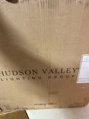 Hudson Valley Lighting MDS361-AGB/OW Painted No. 3 2 Light 16" Wide Pendant - Aged Brass / Off White