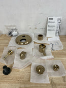 Delta T27833-CZ Kayra 17 Series Pressure Balanced Valve Trim with Integrated Volume Control and 3 Function Diverter for Two Shower Applications - Less Rough-In - Champagne Bronze