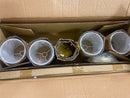 Progress Lighting P500285-012 Bonita 4 Light 23" Wide Chandelier - Satin Brass
