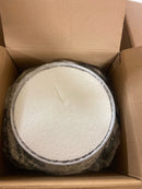 Clarion Collection 1-Light Clear Glass Coastal Pendant Light Matte Black