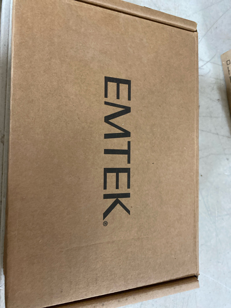 Emtek 2115US3NL134 Modern Rectangular 7-1/4 Inch Privacy Mortise Pocket Door Lock for 1-3/4" Thick Doors - Unlacquered Brass