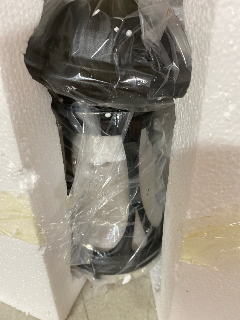 Z-Lite 543S-BK Doma 14" Tall 1 Light Wall Sconce with Water Glass - Black