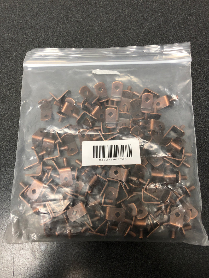 Knape and Vogt KV345WAL 11/16 Inch Long Shelf Support Peg - Pack of 100 - Walnut