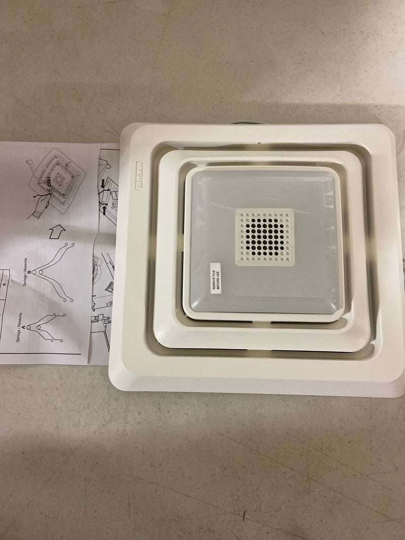 Broan-NuTone FG800RGBS Genuine Replacement Cover (Bath Fan Not Included) with ChromaComfort LED Light and Sensonic Bluetooth Speaker, Fits Select Bathroom Fan Models