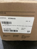 Emtek 4212NWUS3 Melrose Full Plate Single Cylinder Keyed Entry Handleset with Norwich Interior Knob - Polished Brass