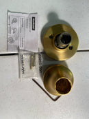 Kwikset 788PSKRDT-4 Pismo Reversible Non-Turning One-Sided Dummy Door Knob - Satin Brass