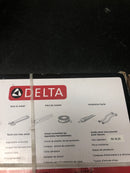 Delta 25984LF-BN-ECO Porter 4 in. Centerset 2-Handle Bathroom Faucet in Brushed Nickel