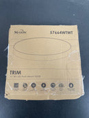 Maxim 57664WTWT 11" Wide Integrated LED Flush Mount Ceiling Fixture - White