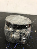 Sharkbite UR23036J4 Max 1/2 in. Push-to-Connect x 3/8 in. OD Compression Chrome-Plated Brass Quarter-Turn Angle Stop Valve (4-Pack)