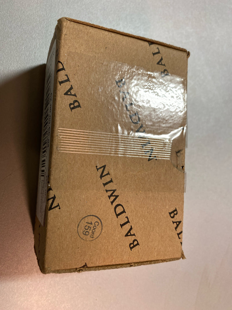 Baldwin 5055190IMR Individual Estate Knob without Rosettes Locking/Latching Mechanism Purchased Separately - Satin Black