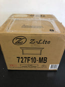 Z-Lite Sonna 2 Light 11" Wide Flush Mount Drum Ceiling Fixture with Seedy Glass Shade - Matte Black