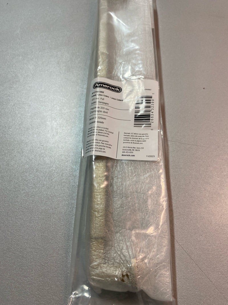 Amerock BP37401BBZ Stature 12-5/8 in. (320mm) Classic Golden Champagne Bar Cabinet Pull