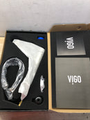 Vigo VG02021ST Branson 1.8 GPM 9" H Single Handle Single Hole Pull Out Kitchen Faucet - Stainless Steel