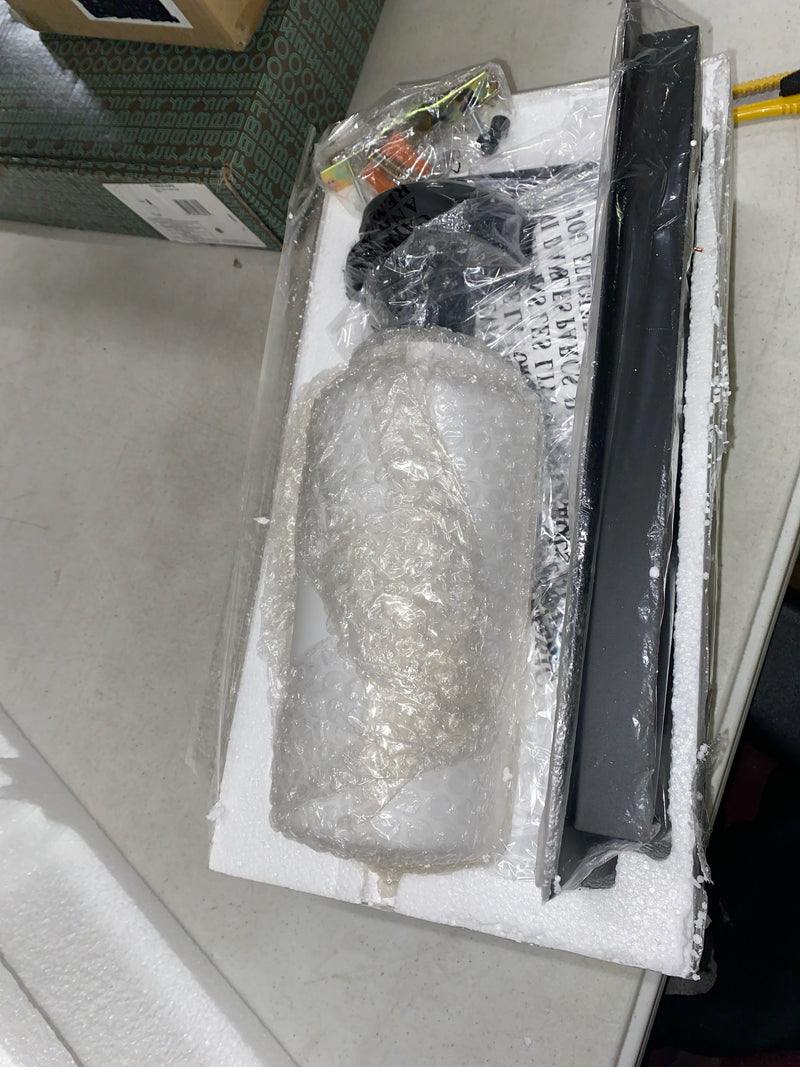 Bellevue Conduit 14" Tall Outdoor Wall Sconce Black