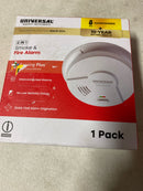 Universal security instruments USI/SM/HW10YR Hardwired and 10-Year Battery Backup Smoke Detector with Ionization Sensor
