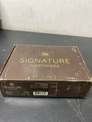 Signature hardware 449811 Hibiscus 7-11/16 in. Integrated Diverter Tub Spout