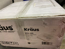 Kraus KCU-231 Elavo 17" Vitreous China Undermount Bathroom Sink with Overflow - White