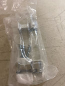 Amerock BP36659C26 Glacio 3 in. (76mm) Modern Clear/Polished Chrome Bar Cabinet Pull