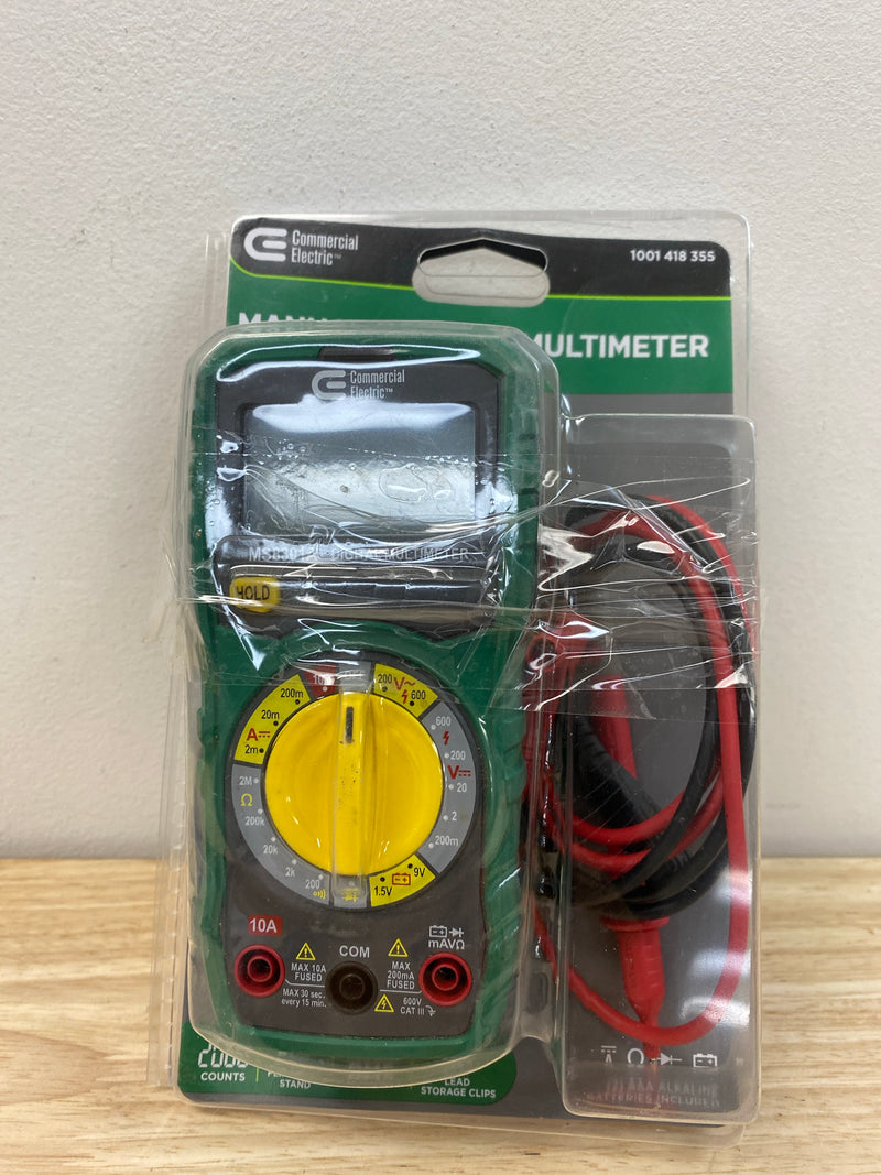Commercial electric DMM-8300B Manual-Ranging Digital Multi-Meter