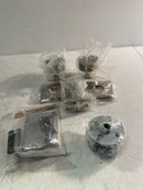 Baldwin K008.PASS K008 Hollywood Hills Passage Door Knob Set - Nickel