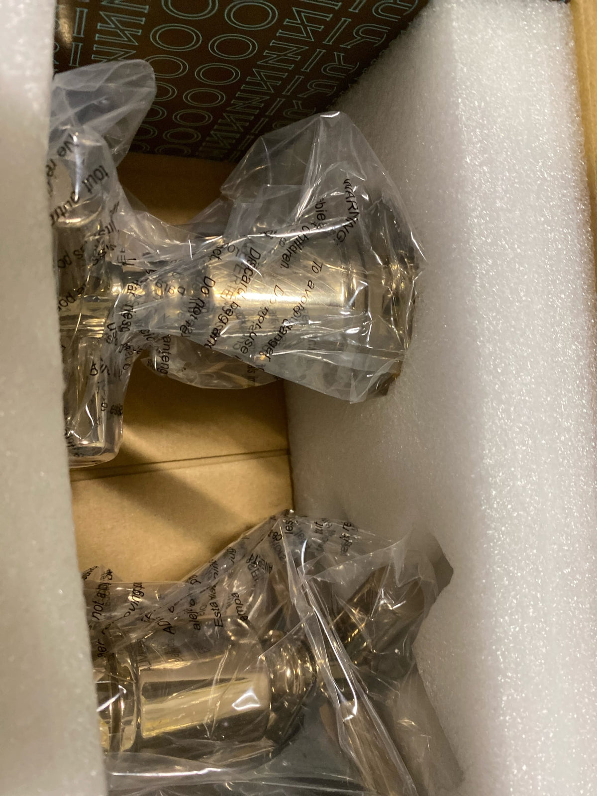 Brizo HX70476-PG Invari Wall Mount Tub Filler Cross Handle Kit - Polished Gold