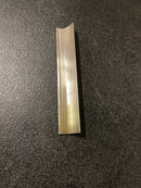 Alno A970-6-SN Tab 6-1/2" Solid Brass Surface Mount Linear Cabinet Handle / Drawer Pull - Satin Nickel