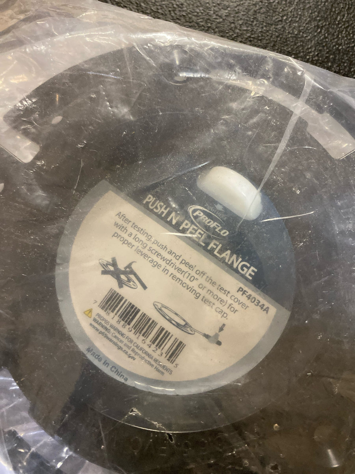 PROFLO PF4034A 4" x 3" ABS Standard P-N-P Closet Flange - N/A