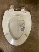 Bemis 19170PLE4 000 FCE4 Alesio Elongated Enameled Wood Toilet Seat, White