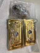 Baldwin R053033PS R053 Rectangular Passage Rosette Only from the Estate Collection - Pair - Vintage Brass