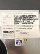 Broan 1732191 Elite 500 CFM Internal Blower for Power Packs and Inserts in Stainless Steel